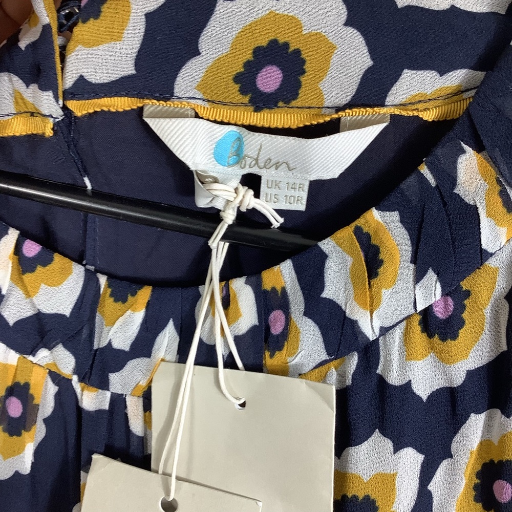 Boden Bergenia Dress Size 10R Floral NWT - Picture 5 of 6